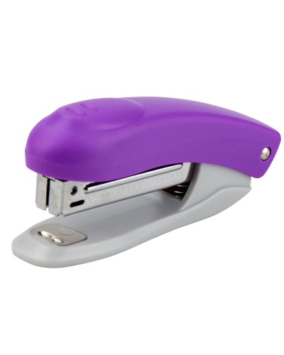 Степлер «Welle-2» пластиковий до 12 аркуші під скобу № 10, фіолетовий, ТМ Axent