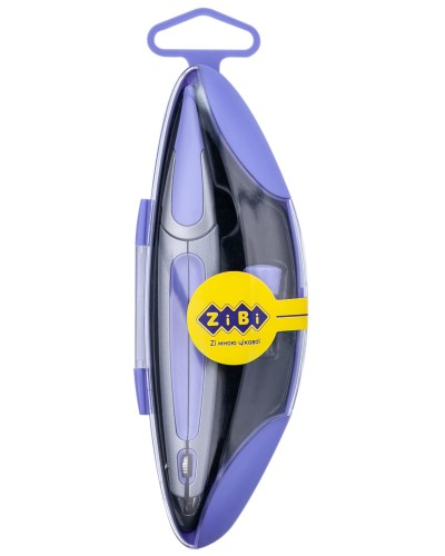 Циркуль «START ERGO» в твердому футлярі, фіолетовий, ТМ ZiBi