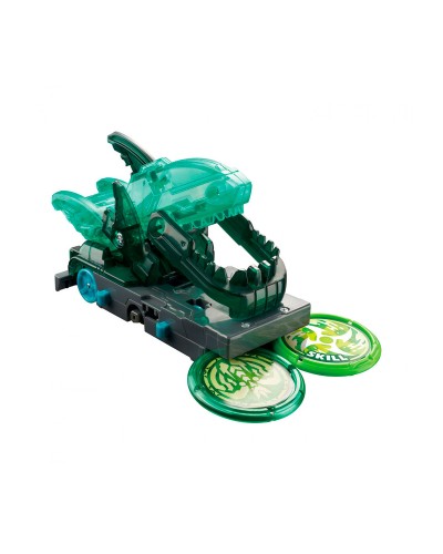 Трансформер-машина Screechers Wild! «Шаркоїд» 11х6х7 см з 2 дисками, у коробці 23х6х18 см