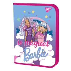 Папка для зошитів «Barbie», В5, пластикова, на блискавці, ТМ Yes