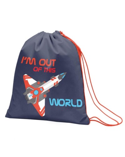 Сумка для взуття «Space» синя, ТМ 1 Вересня, SB - 10