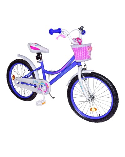 Велосипед дитячий 2-х коліс. 20 дюймів з дзвінком «Like2bike Jolly» рама сталь, руч.гальма, бузковий