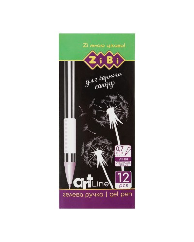 Ручка гелева біла 0,6 мм, ТМ ZiBi