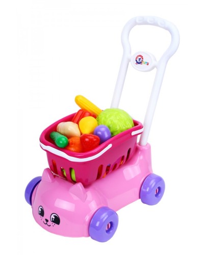 Візок для супермаркету з 17 елементами, 44х46х26 см, ТМ Технок