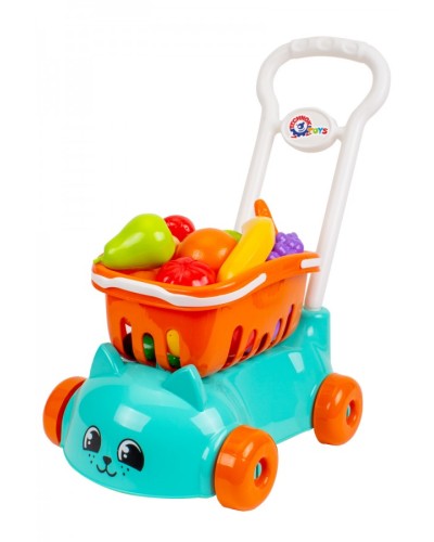 Візок для супермаркету з 17 елементами, 44х46х26 см, ТМ Технок