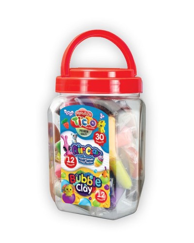 Набір для творчості «3 в 1» з тіста, повітряного та кулькового пластиліну, ТМ Данко Тойс