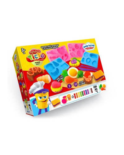 Набір тіста для ліплення Master Do «Шеф-кухар. Сендвіч-бар» на 12 кольлрів з аксесуарами, у коробці 26х19 см, ТМ Данко Тойс