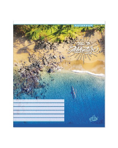 Зошит 24 арк., клітинка Brisk «Яскрава подорож» №2154