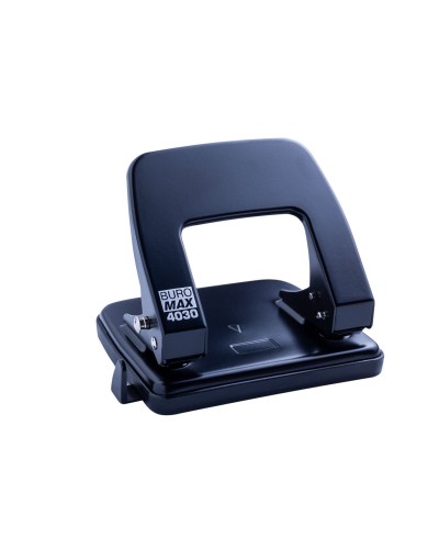 Діркопробивач, до 25 аркушів, металевий, чорний, ТМ JOBMAX