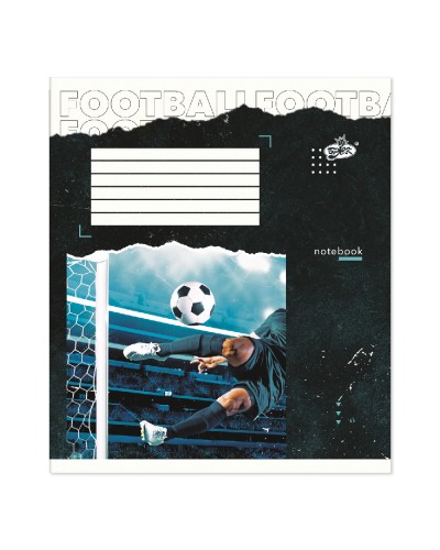 Зошит, 96 аркушів, лінія, «Життя на повну», №2193, ТМ Brisk