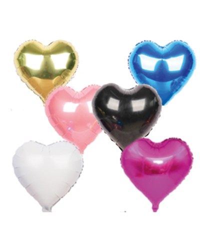 Кульки фольговані «Серце» 46 см, ТМ Leader