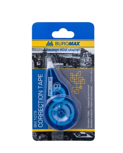Коректор-стрічка 5 мм х 6 м, TM Buromax