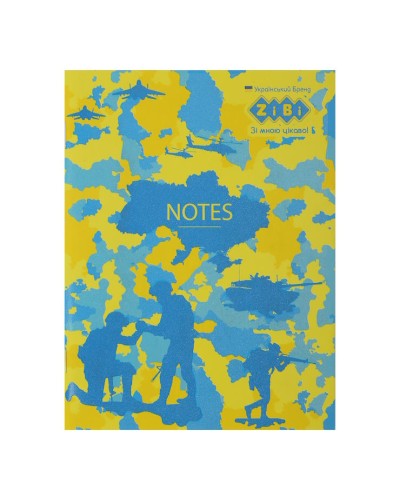 Блокнот «Bright» А5 на 32 аркуші у клітинку з ламінованаю обкладиннкою, ТМ KIDS Line