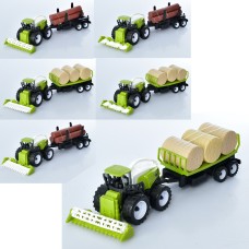 Комбайн з причепом 32 см інерційний, в асортименті, у пакеті 32х8х10 см