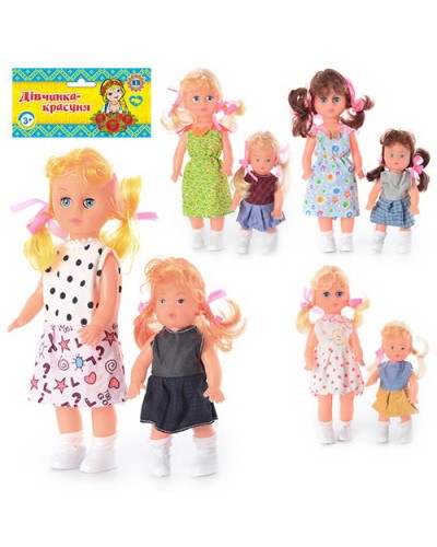 Ляльки «Валюша та Настюша», в асортименті, 2 шт. у пакеті 15х35,5х4 см